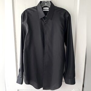 Black Calvin Klein Slim Fit Dress Shirt
